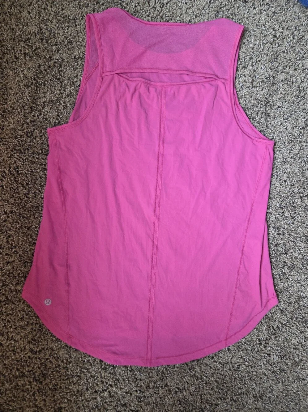 Lululemon Pink Tank Size 10